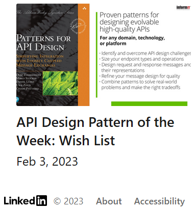 API Design Pattern of the Week: Wish List