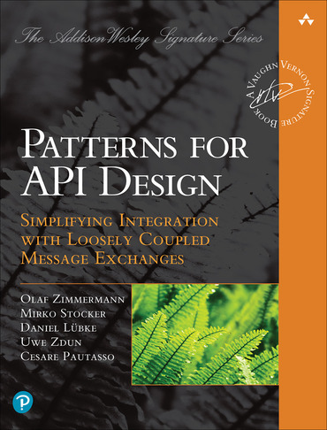 New Book 'Patterns for API Design' Published